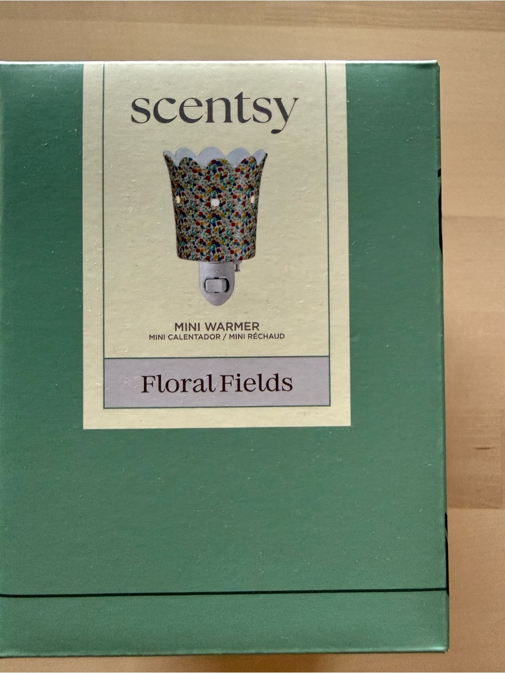 Scentsy Floral Fields Mini Warmer - Multicolor Mosaic